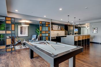 Play a game of pool in our clubhouse at our apartments